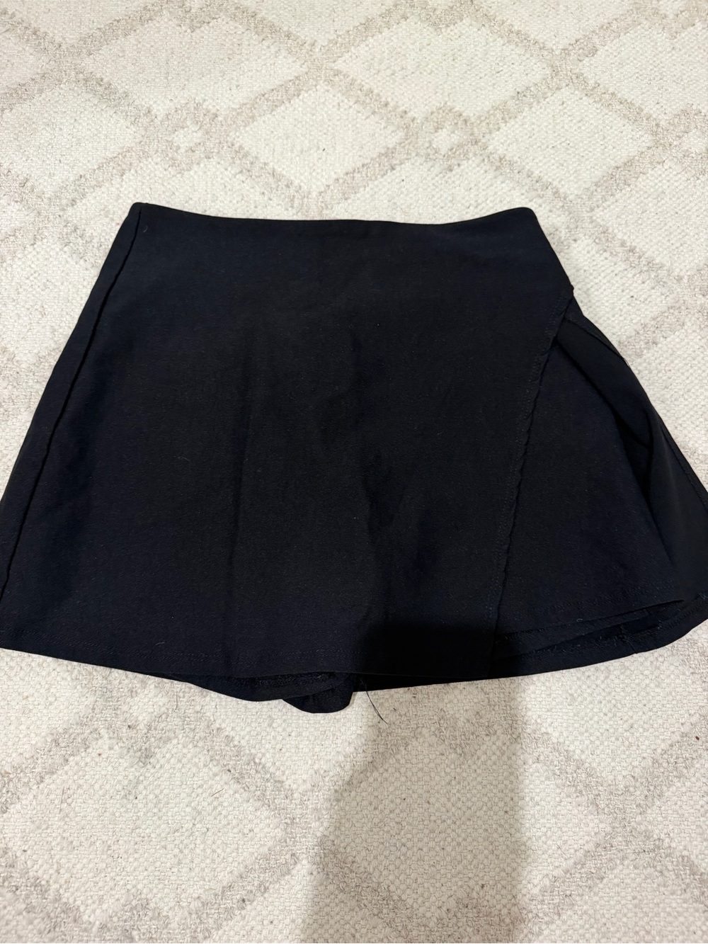 Blue Blush Black Active Skort